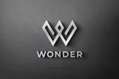 سأحول شعارك إلى عرض احترافي ثلاثي الأبعاد (Logo Presentation) يعزز هوية علامتك التجارية