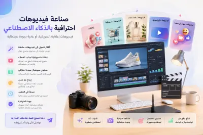 انشاء فديو اعلاني بالذكاء الاصطناعي