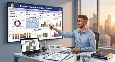 تصميم لوحات تحكم (Dashboard) و تقارير تفاعلية عبر Power BI