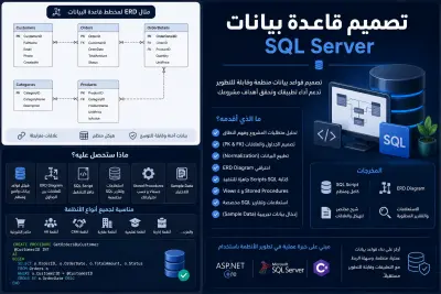 تصميم قاعدة بيانات احترافية SQL Server لمشروعك