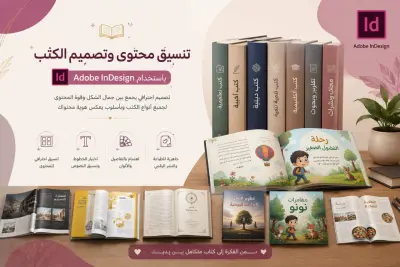تنسيق محتوي و تصميمات كتب ومنشورات