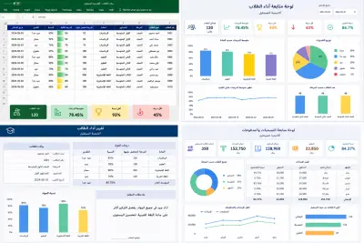 Excel Dashboard و تقارير أعمال