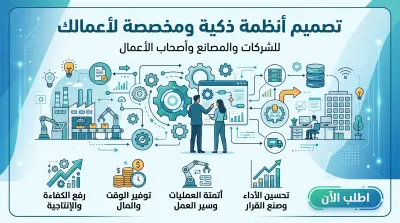 تصميم أنظمة مخصصة للشركات والمصانع وأصحاب المشاريع.