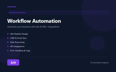 Workflow Automation with n8n