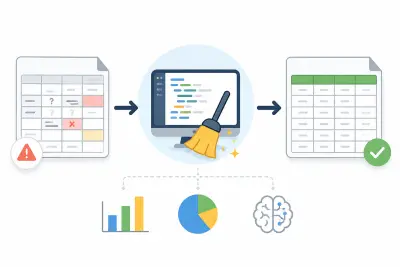 تنظيف ومعالجه البيانات data cleaning باستخدام اكسيل وبايثون