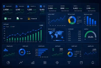تحليل البيانات وتصميم داشبورد احترافي باستخدام Power BI