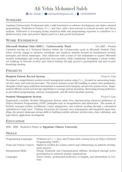 القيام ب CV بشكل احترافي