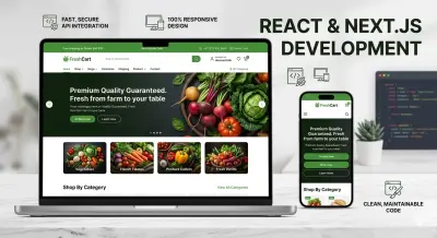 بناء وتطوير موقع ويب متجاوب لربط الـ APIs وجلب البيانات حية