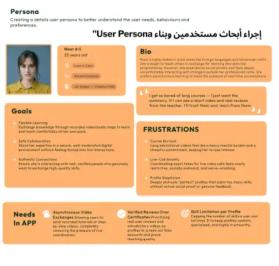 عمل أبحاث المستخدمين وبناء الـPersonas