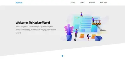 تصميم موقع شخصي أو معرض أعمال (Portfolio) عصري بـ HTML & CSS