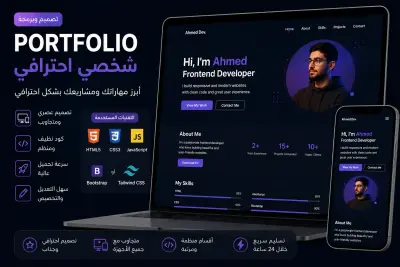 تنفيذ Portfolio باسلوب احترافى