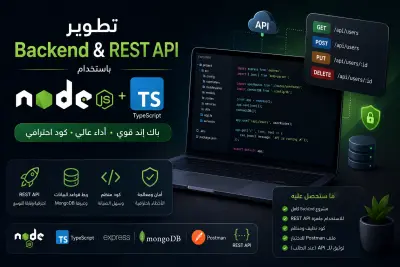 تطوير Backend احترافي وربط قواعد البيانات باستخدام Node.js