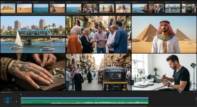 ريلز ايديتنج & كونتنت رايتير & فيديو مونتاج