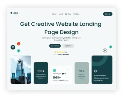 سأصمم Landing Page احترافية ومتجاوبة باستخدام HTML و CSS و JavaScript