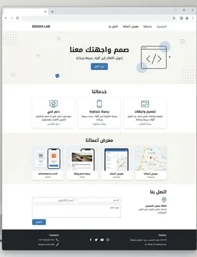 تحويل التصاميم الى واجهات مستخدم احترافية بـ HTML, CSS & Bootstrap