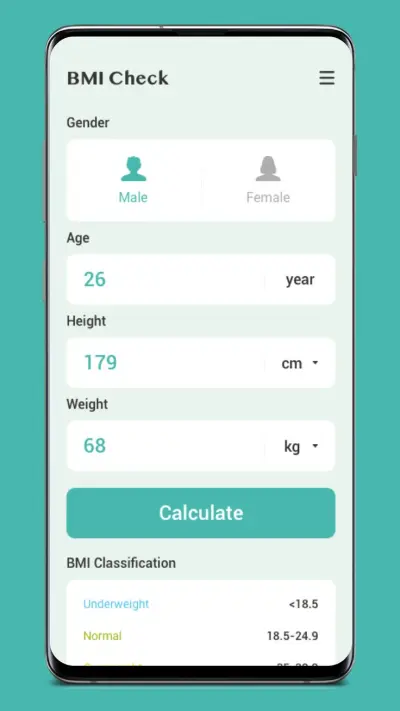 BMI Calculator App