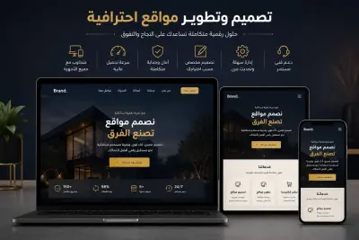 سأقوم بإنشاء موقع ويب احترافي ومتجاوب لجميع الأجهزة