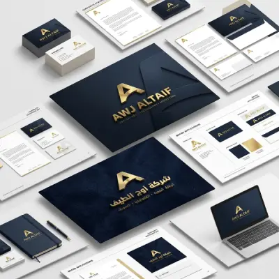 تصميم شعار احترافي واحد مع عرض Mockup مميز