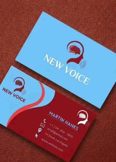 تصميم بطاقة أعمال (Business Card) احترافية ومبتكرة بصيغة psd