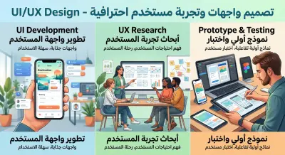 UI/UX Design - تصميم واجهات وتجربة مستخدم احترافية
