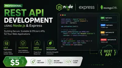 إنشاء REST API احترافية باستخدام Node.js و Express