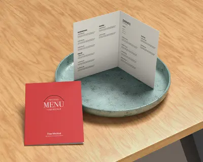 تصميم مينيو مطعم