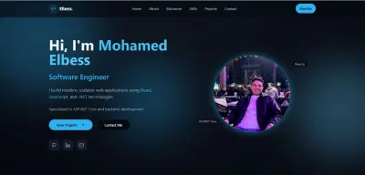 أقدم خدمة تصميم وتنفيذ موقع ملف أعمال (Portfolio) احترافي يعكس مهاراتك وخبراتك بشكل منظم وجذاب.