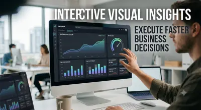 تصميم لوحات تحكم تفاعلية وعرض البيانات (Power BI & Python Dashboards)