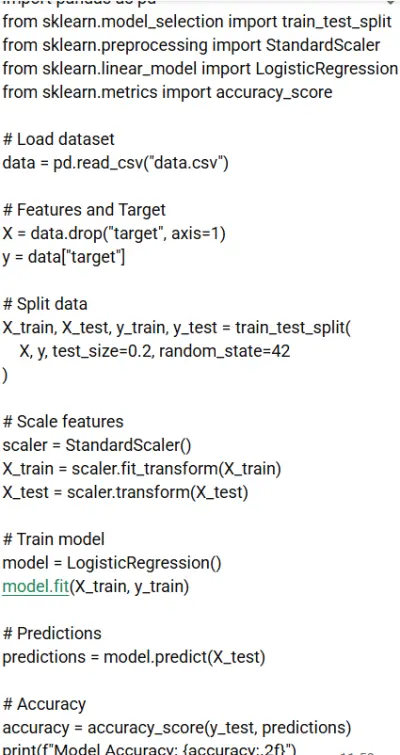 بناء وتدريب موديل ذكاء اصطناعي (Machine Learning Model) مخصص لبياناتك