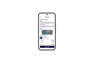 تصميم واجهة متجر إلكتروني (E-commerce) لتطبيقات الموبايل او المواقع