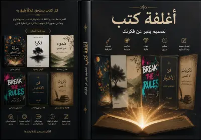 غلاف يعبر عن فكرة الكتاب ويجذب القارئ من النظرة الأولى