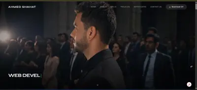 بناء وتصميم موقع سيرتك الذاتية (CV Portfolio) احترافي ومرفوع لايف