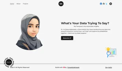 بناء بورتفوليو شخصي احترافي