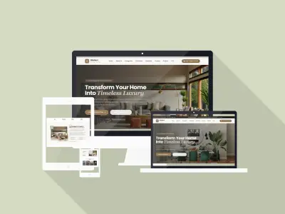 تصميم وتطوير صفحة هبوط (Landing Page) احترافية و متوافقة مع جميع الشاشات