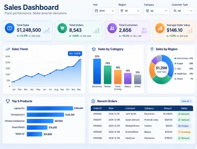 تصميم Dashboard احترافية وتحليل بياناتك باستخدام Excel