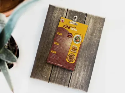 تصميم قائمة منيو جذاب و إحترافي