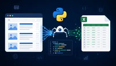 سأسحب لك بيانات من أي موقع وأصدّرها في ملف Excel منظم
