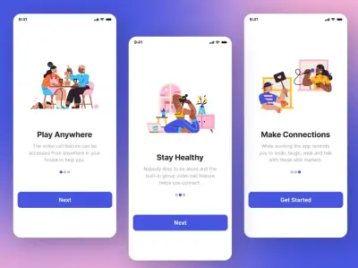 تصميم وبرمجة 3 شاشات Onboarding لتطبيق Android باستخدام Kotlin و XML