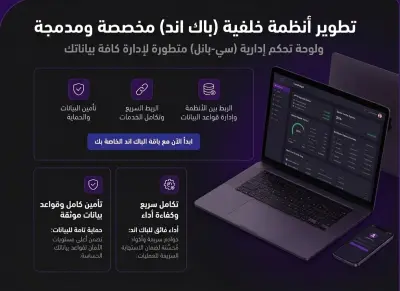 إنشاء Backend احترافي لتطبيقات الويب وإدارة الأنظمة باستخدام APIs قوية وقابلة للتوسع