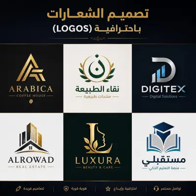 تصميم الشعارات (Logos) باحترافية