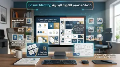 سأقوم بتصميم هوية بصرية مبسطة (شعار وبطاقة عمل) أو عرض تقديمي 10 شرائح.