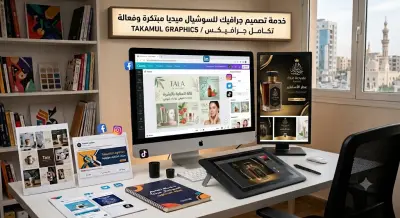 "تصميم منشور (بوست) احترافي ومبتكر لمنصات السوشيال ميديا