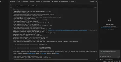 سحب واستخراج بيانات المتاجر الإلكترونية بلغة Python (Web Scraping)