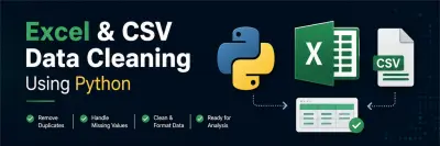 سأنظف وأنسق ملفات Excel وCSV باستخدام Python