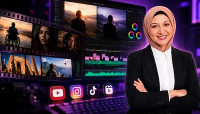 مونتاج احترافي لجميع أنواع الفيديوهات.