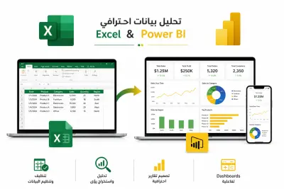 التعامل مع مصادر البيانات باستخدام MS