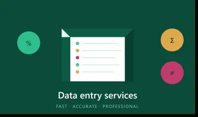 Excel Data entry services