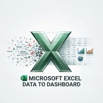 الخدمة الشاملة للتعامل مع البيانات وتنظيفها وتحليلها وعمل داشبورد احترافية في MS Excel