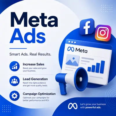 سأقوم بإنشاء وإدارة حملات Meta Ads احترافية لزيادة المبيعات فييسبوك-انستجرام