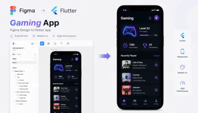 تصميم figma الذي تريد تحويله الي flutter